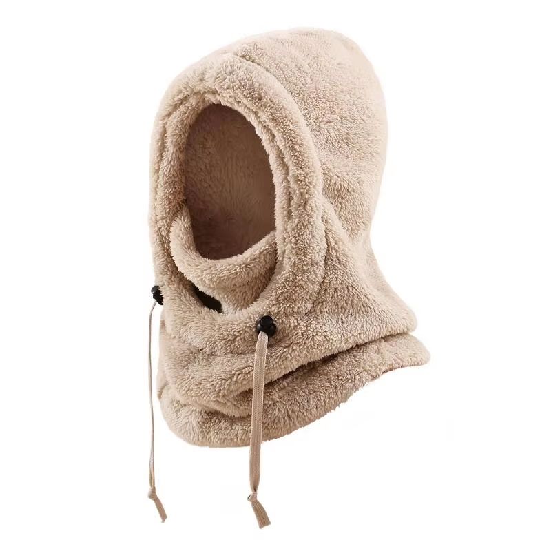 Kids Plush Balaclava Hat with Neck Cover and Full Face Wind Protection