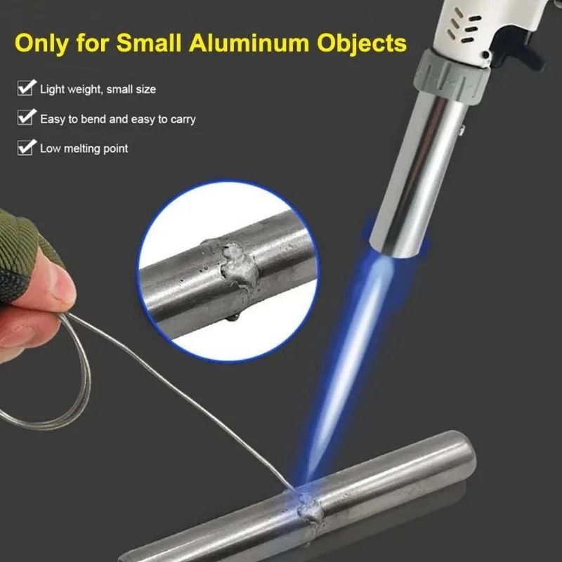 Low Temperature Melt Aluminum Welding Rods Flux Core Soldering Wire 1.6 mm 2 mm