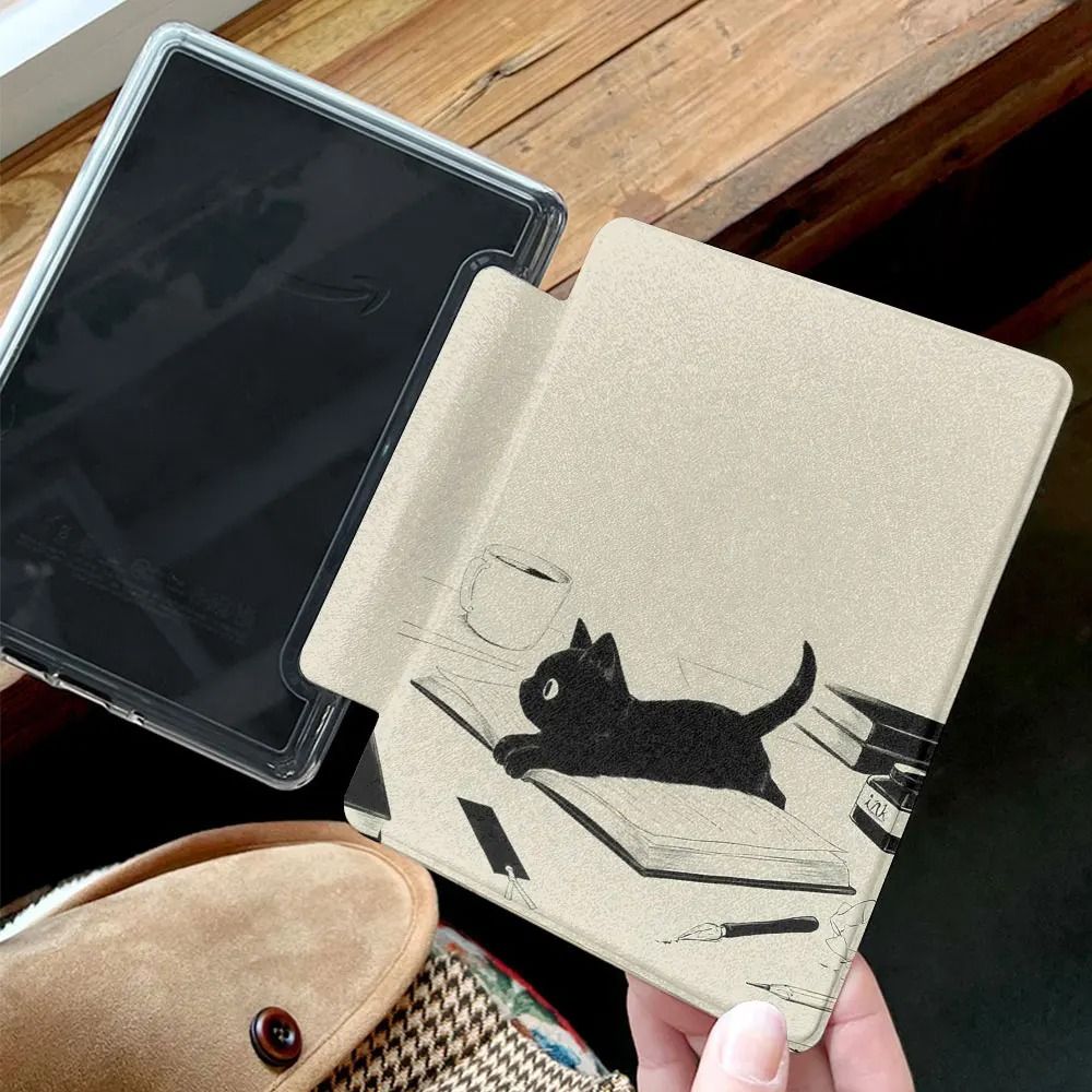 Acrylic Back Shell Kindle Case with Hand Strap