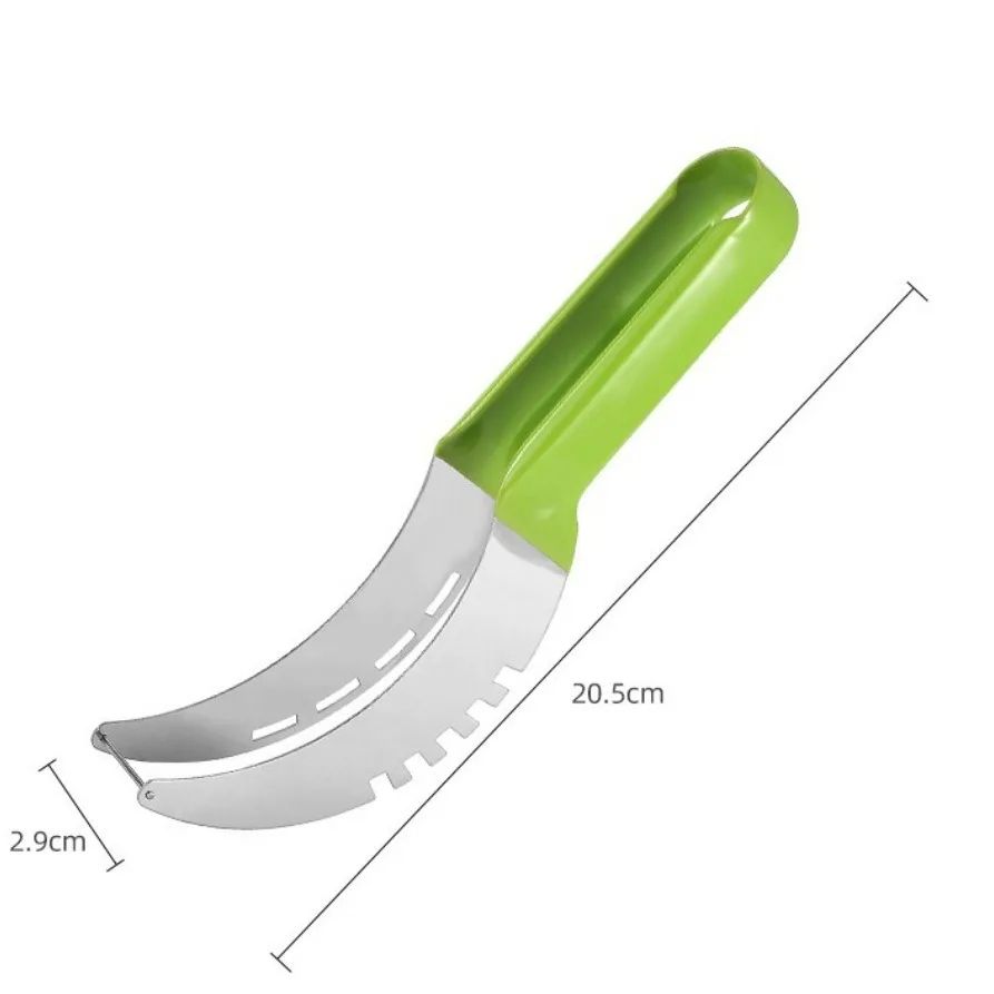 Stainless Steel Watermelon Slicer Cutter with Non-Slip Handle