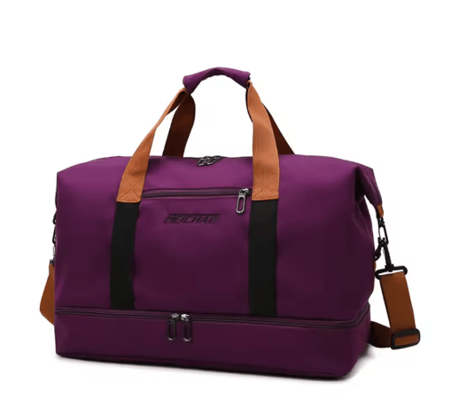 Expandable Travel Duffle Bag – Large Capacity Womens Gym & Overnight Shoulder Bag