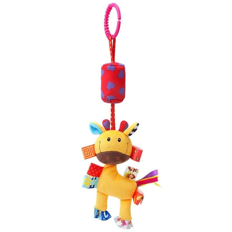 Soft Baby Crib Hanging Rattle Stroller Mobile Educational Plush Toy