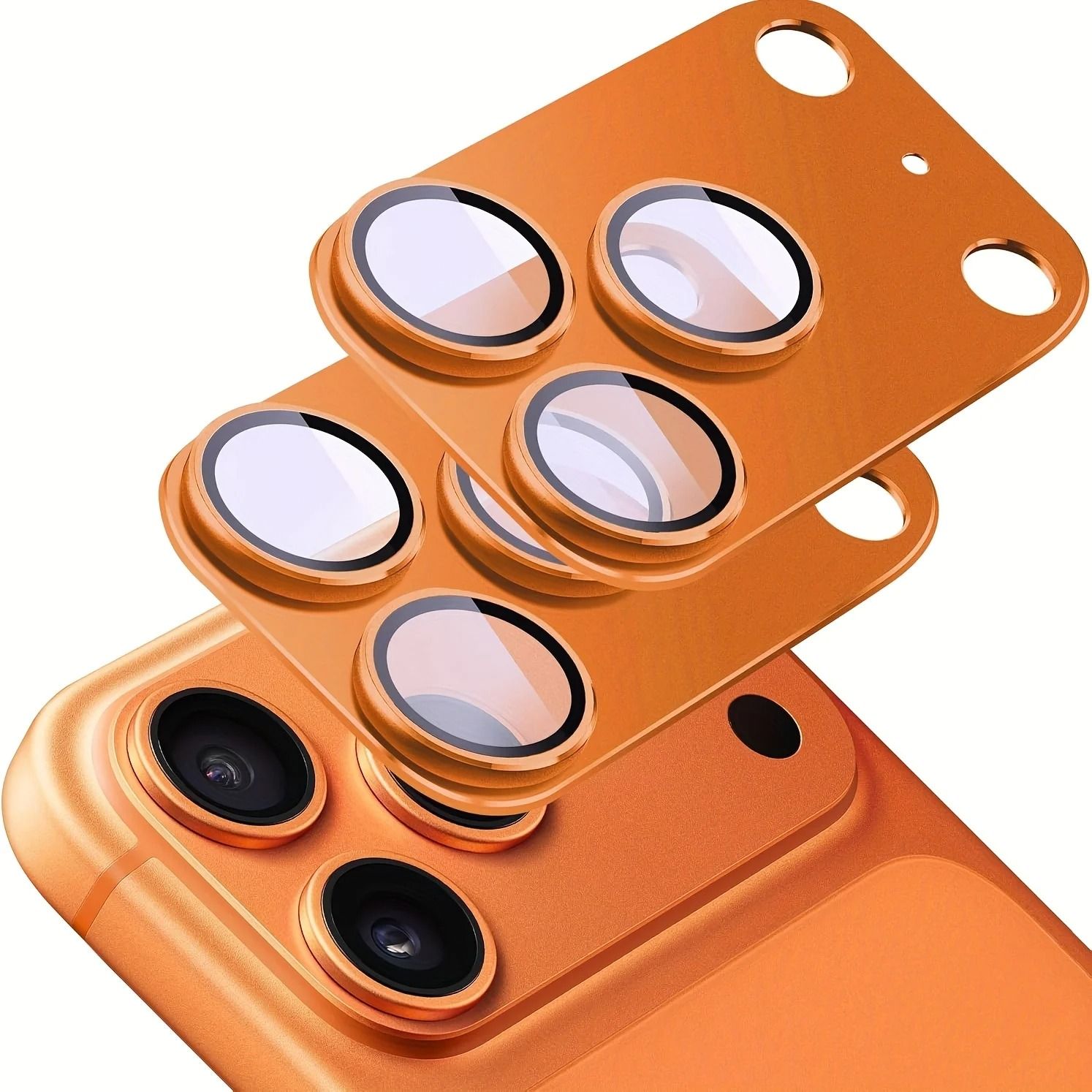 1pc for iPhone 17 Pro/17 Pro Max Camera Lens Protector - Heavy-Duty Metal Ring