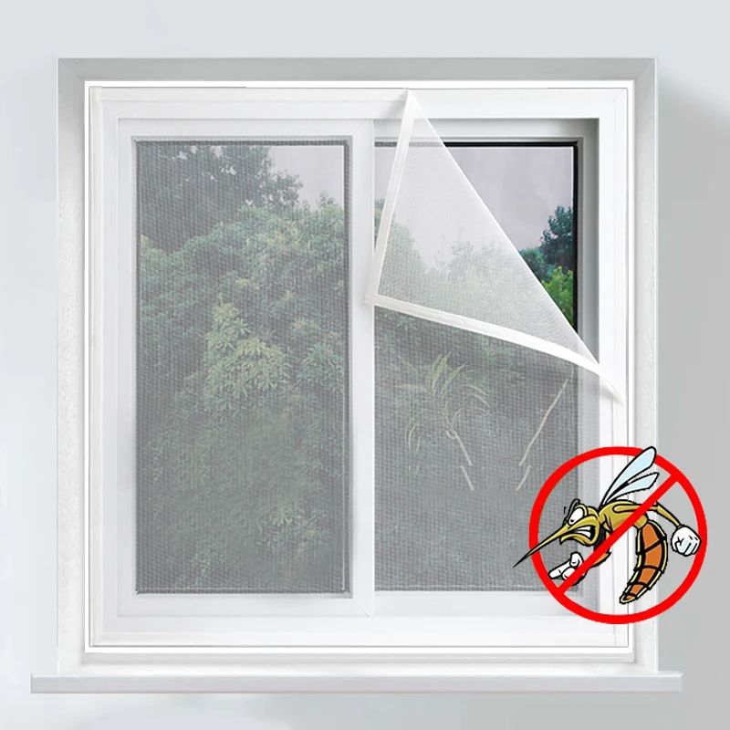 Custom Fit Self-Adhesive Mosquito Net for Windows & Doors