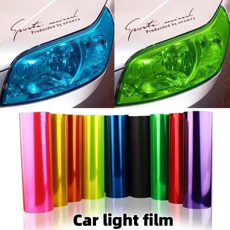 Universal Car Headlight Tint Film Vinyl Sticker for Headlights, Taillights, Fog Lights