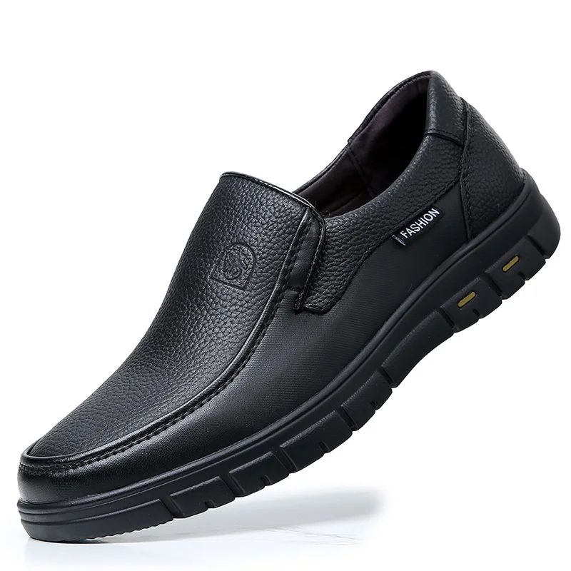 Genuine Leather Men's Handmade Casual Walking Shoes