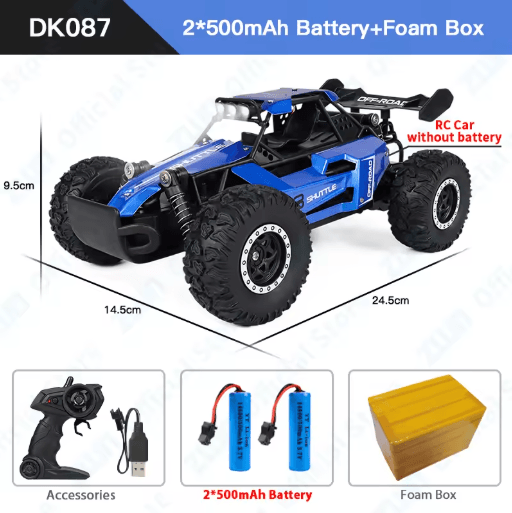 ZWN RC Off Road Car 1 16 1 20 Scale 2.4G Remote Control Climbing Vehicle with LED Lights
