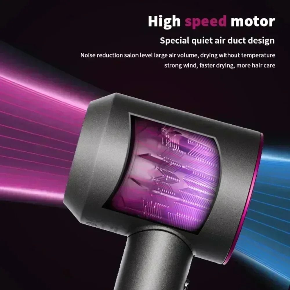 Professional 5 in 1 Hair Dryer with Hot and Cold Air and Thermostatic Styling