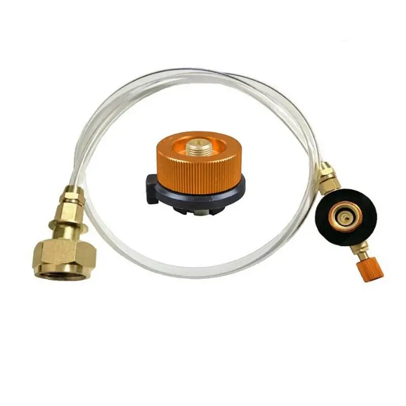Outdoor Camping Propane Cylinder Adapter & Gas Stove Connector