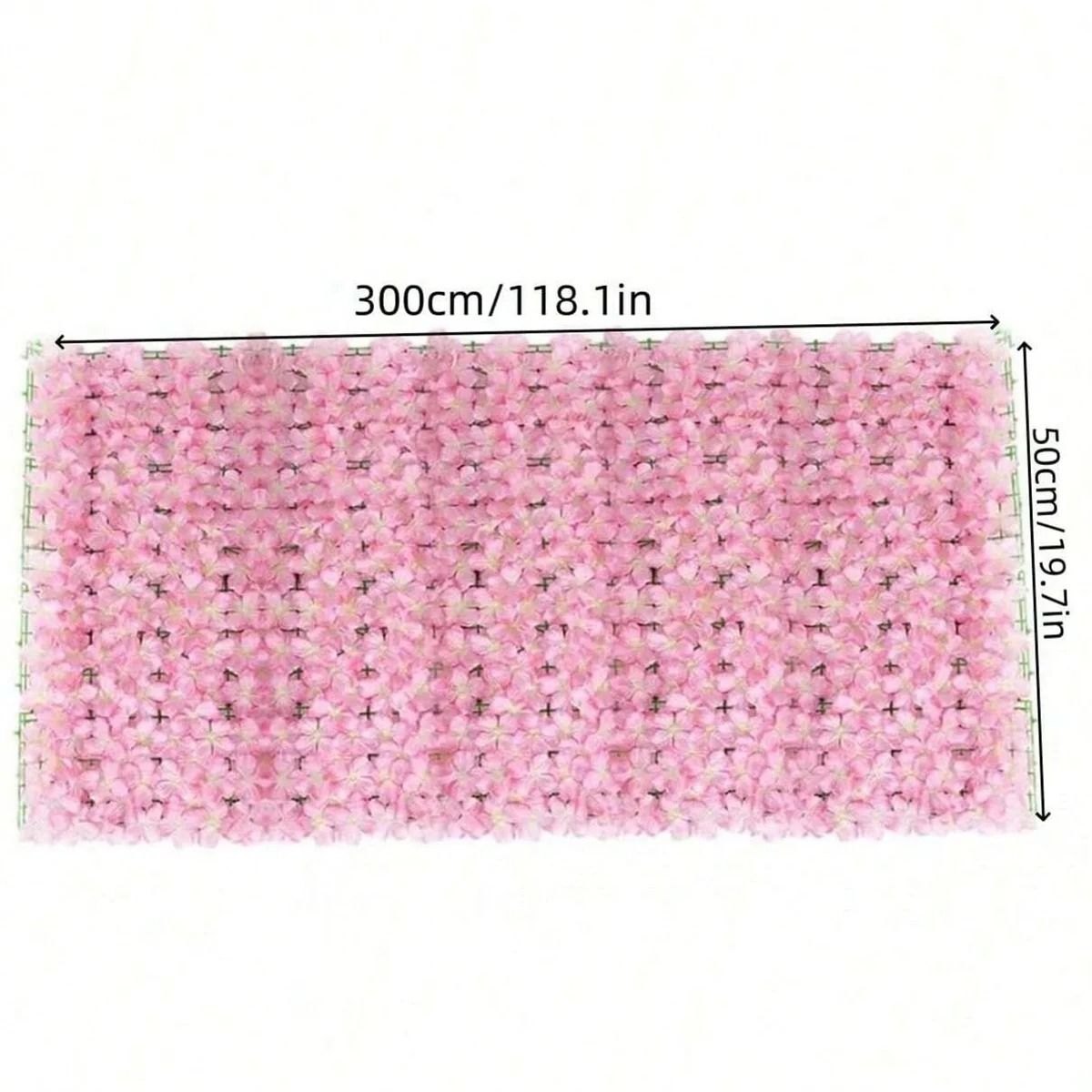 Expandable Artificial Ivy Fence Privacy Screen with Flowers
