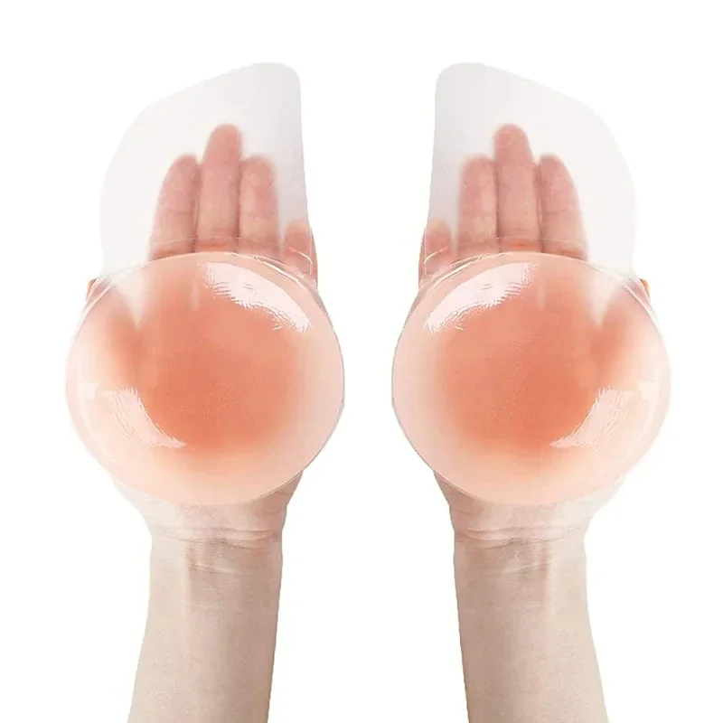 Silicone Invisible Lift Up Bra Sticker, Reusable Strapless Waterproof Breast Petals, Adhesive Bra for Women, Gather Bras