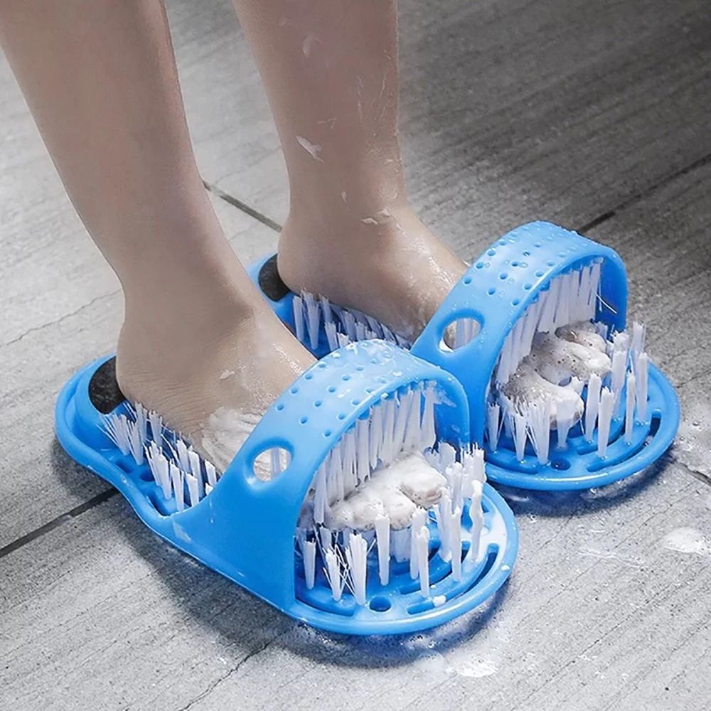 Shower Foot Scrubber and Massager for Easy Cleaning and Exfoliation