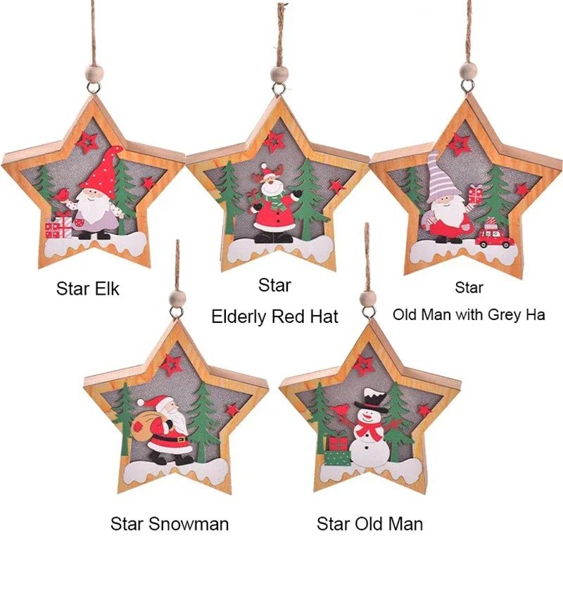 LED Christmas Tree Pendant Night Light