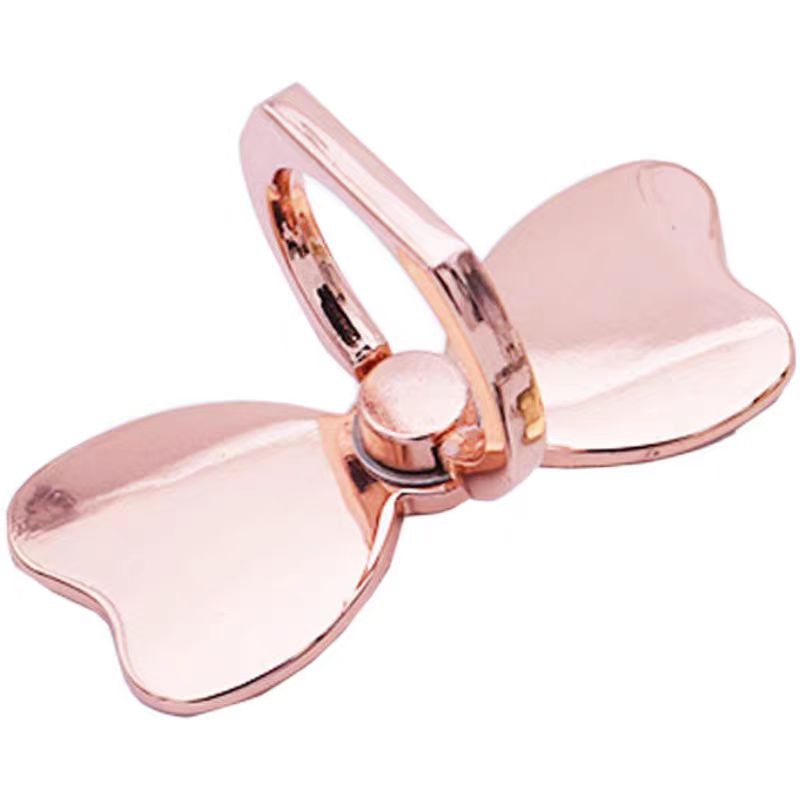 Elegant Bow Phone Ring Holder Stand with Rotation