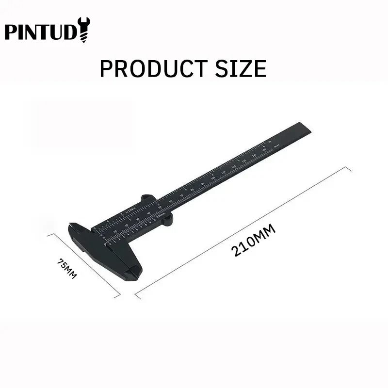 Digital Vernier Caliper 0 to 150mm Lightweight Plastic Measuring Tool