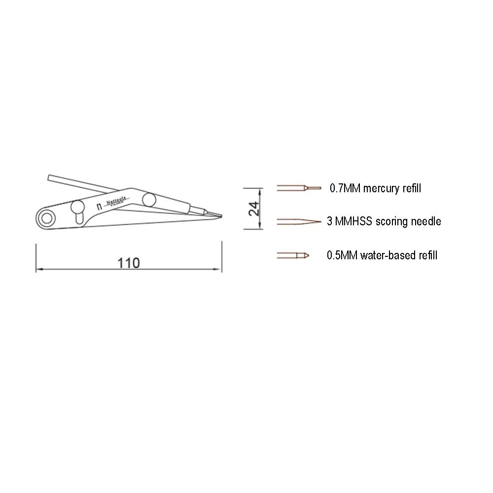 Leather Pitch Gauge & Marking Tool – Precision Spacing Divider