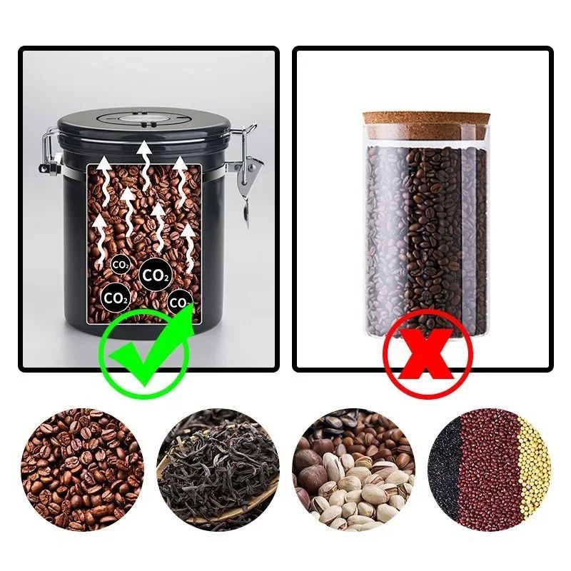 Airtight 60 oz Vacuum Sealed Preservation Canister