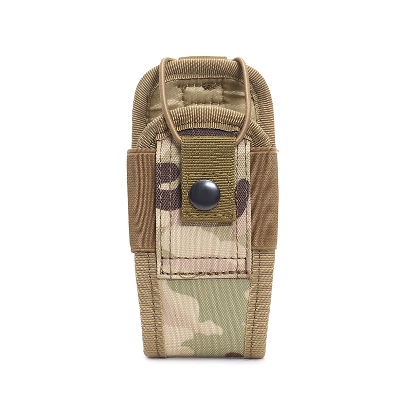 Molle System Walkie-talkie Bag, Multifunctional Camouflage Accessory Bag, Outdoor Sports Wireless Calling Machine Bag