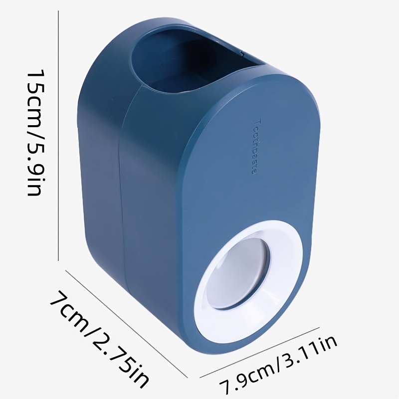 Automatic Toothpaste Dispenser Squeezer Bathroom Dust-proof Wall-mounted Holder