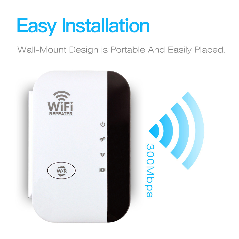 Wireless WiFi Extender, WiFi Repeater & Amplifier for Home & Office Boost