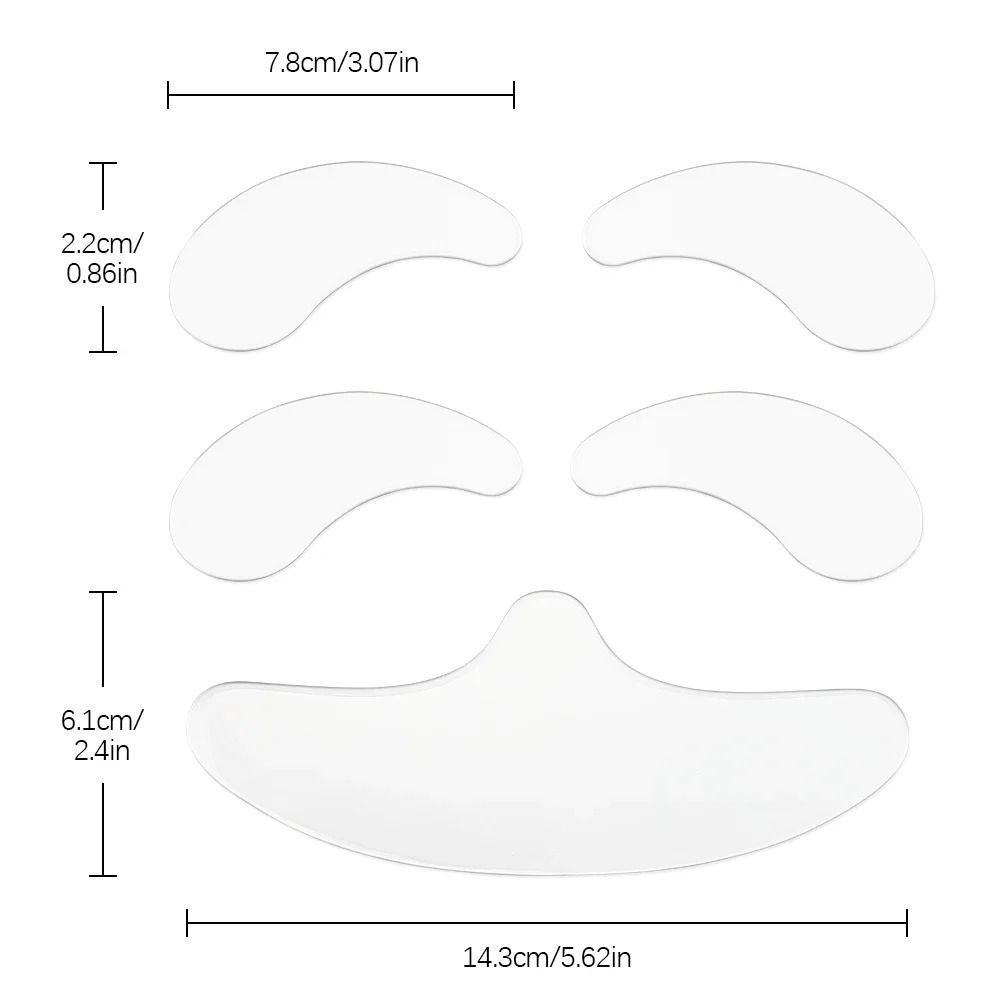 Derma-Align Five-Zone Recovery System – Premium 5-Piece Reusable Silicone Anti-Wrinkle Set