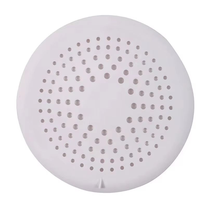 Silicone Shower Drain Hair Catcher Cover 5.9 Inch Suction Cup Anti Clog Strainer