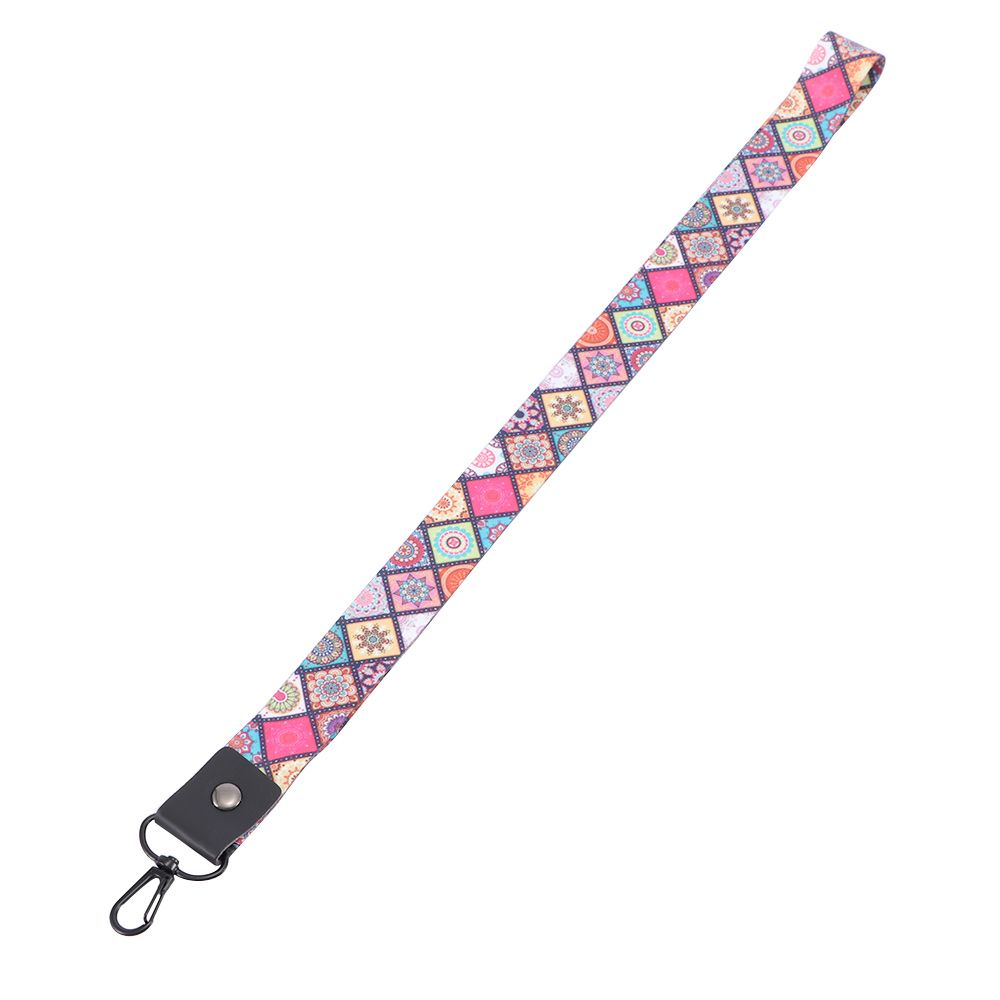 Wrist Band Key Rope Lanyard with Badge ID Card Holder, Mobile Phone Strap