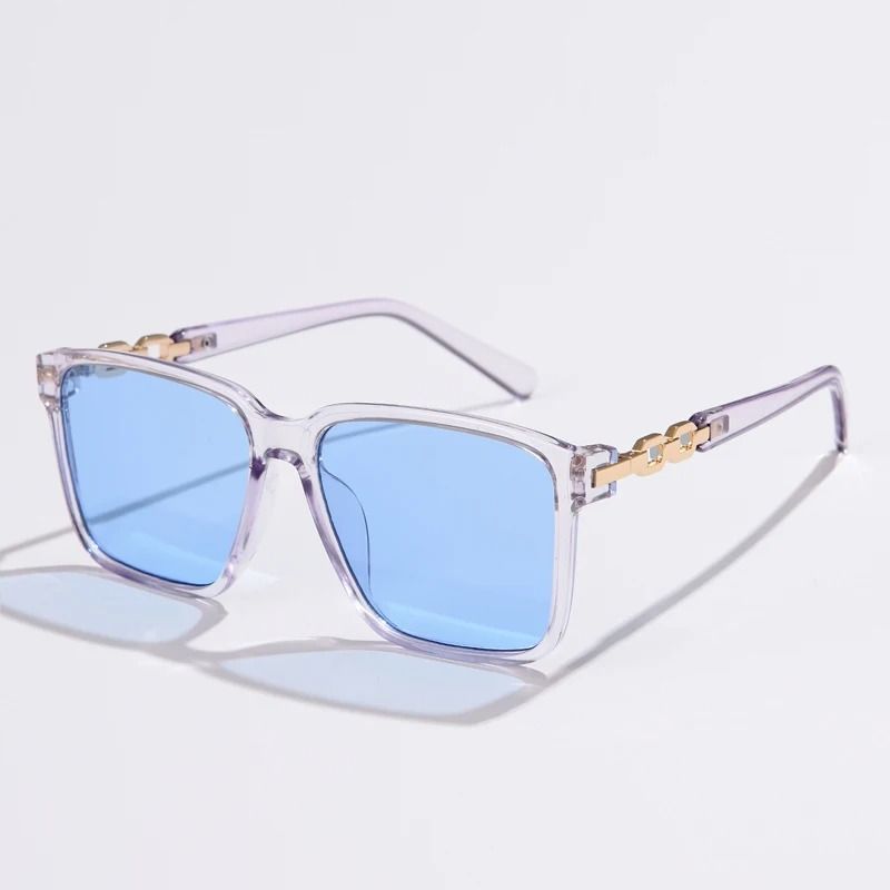 Womens Square Fashion Sunglasses with UV400 Protection