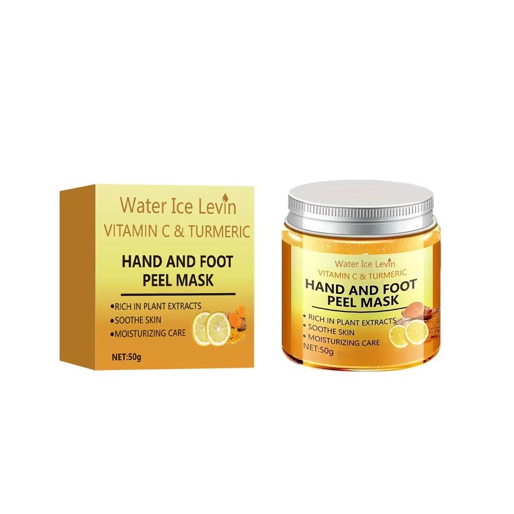 GlowSilk Vitamin C Turmeric Hand and Foot Wax Mask Smoothing Illuminating Skin Treatment
