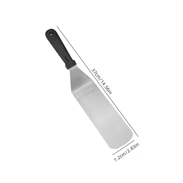 ProChef Stainless Steel Burger Spatula – Heavy-Duty BBQ Griddle Scraper & Hamburger Turner