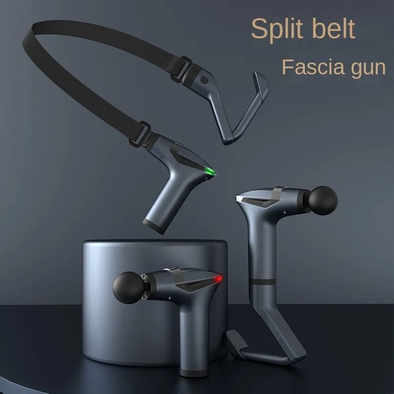 Multifunctional Deep Tissue Long-Handle Massage Gun for Muscle Relaxation