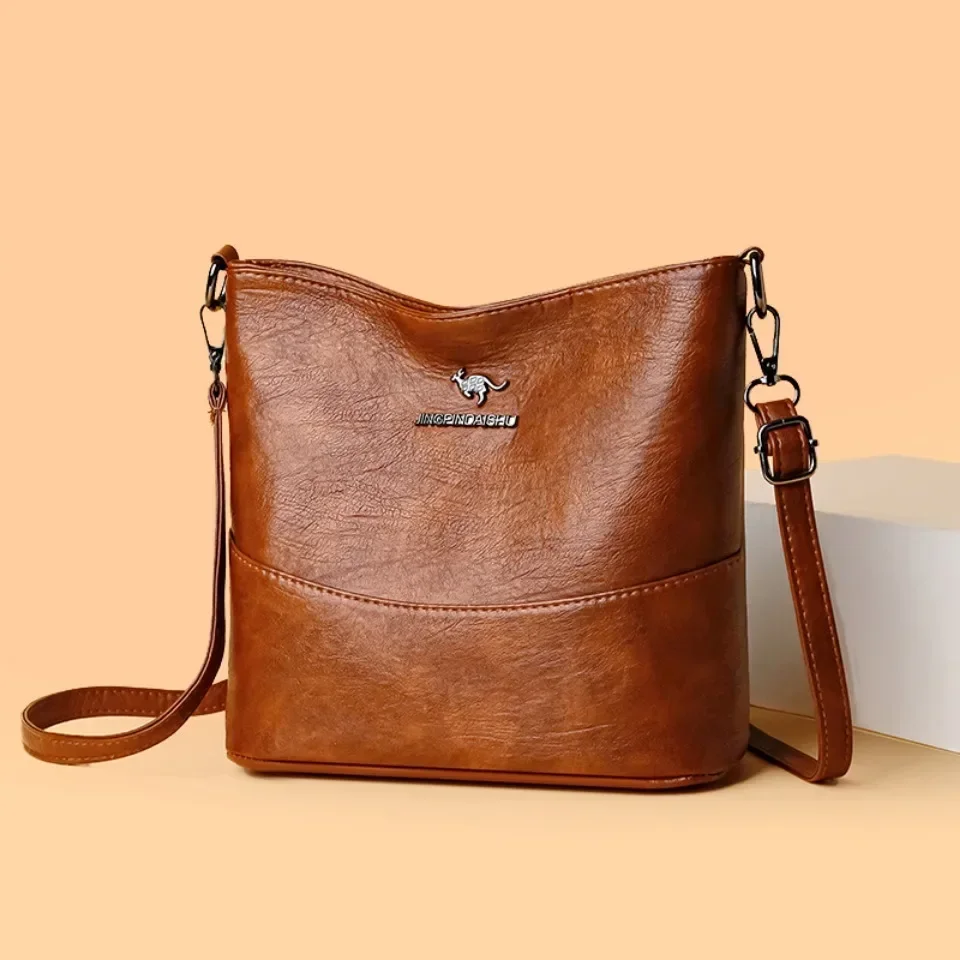 Designer Handbag for Women Soft PU Leather Crossbody Bag Casual Female Shoulder Bag