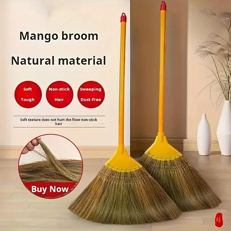 Eco Friendly Hand Woven Mango Broom for Indoor and Outdoor Cleaning