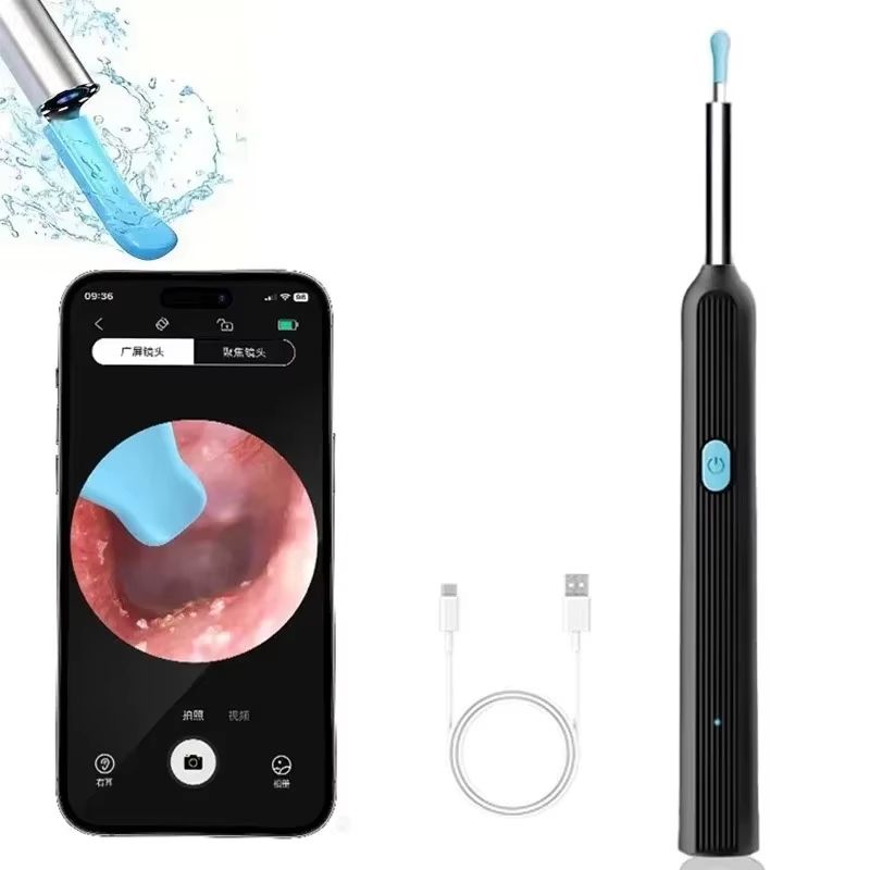 Wireless Ear Cleaner with 8MP Camera – Rechargeable Ear Wax Removal Kit with Ear Spoon