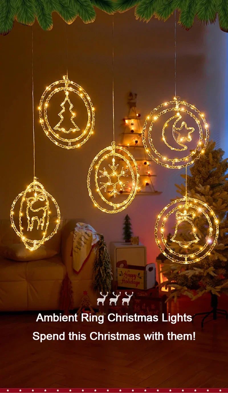 LED Christmas Figure Hanging Lights