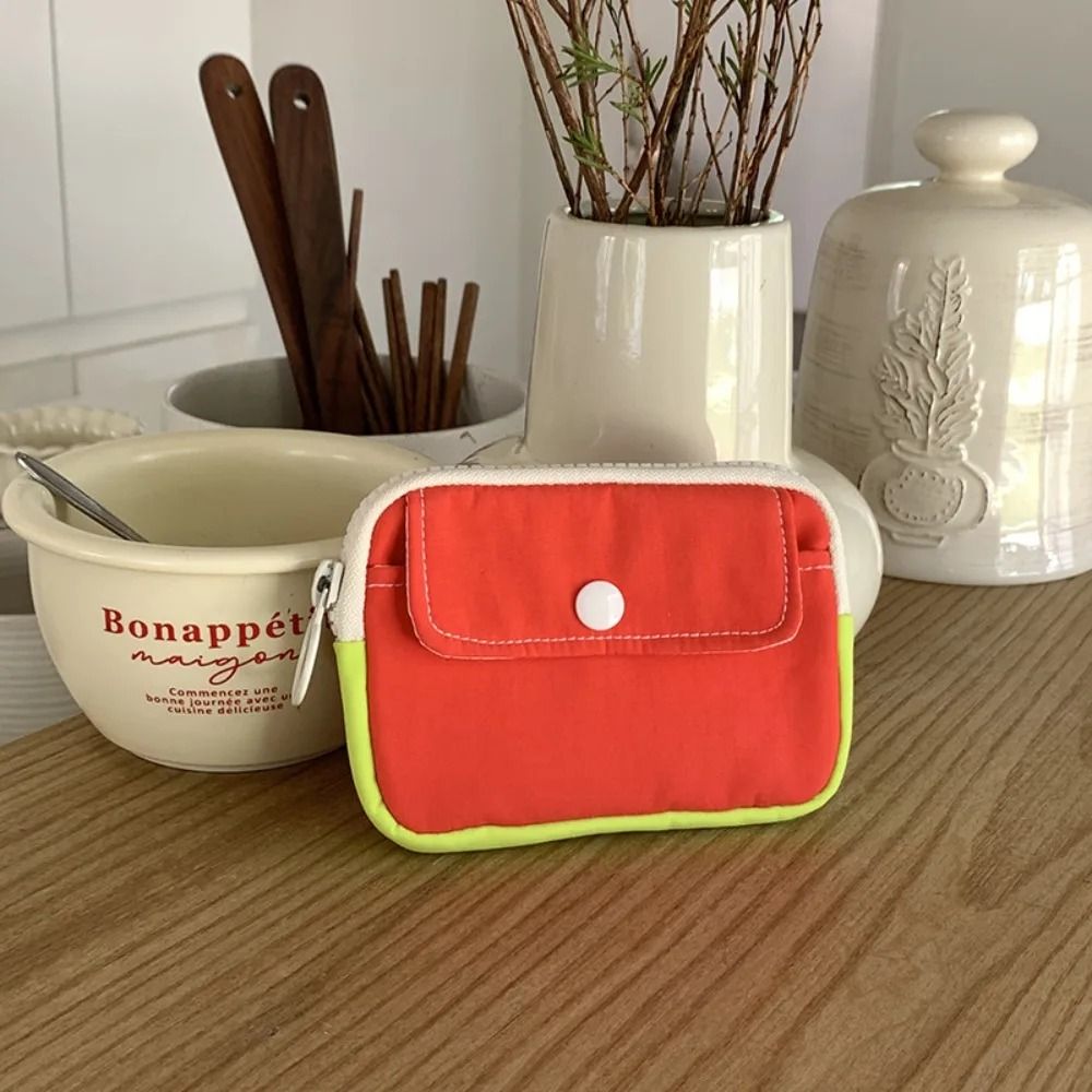 Lightweight Canvas Mini Cash and Key Pouch