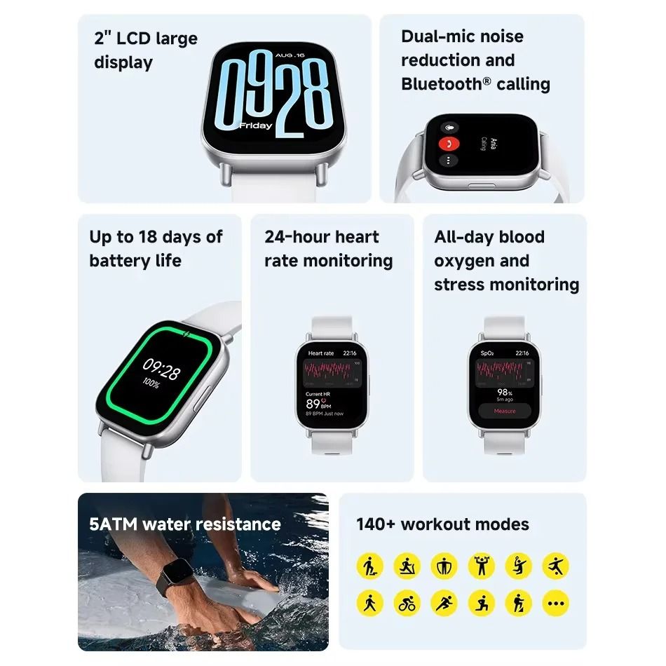 Xiaomi Redmi Watch 5 Active Global Version Smartwatch
