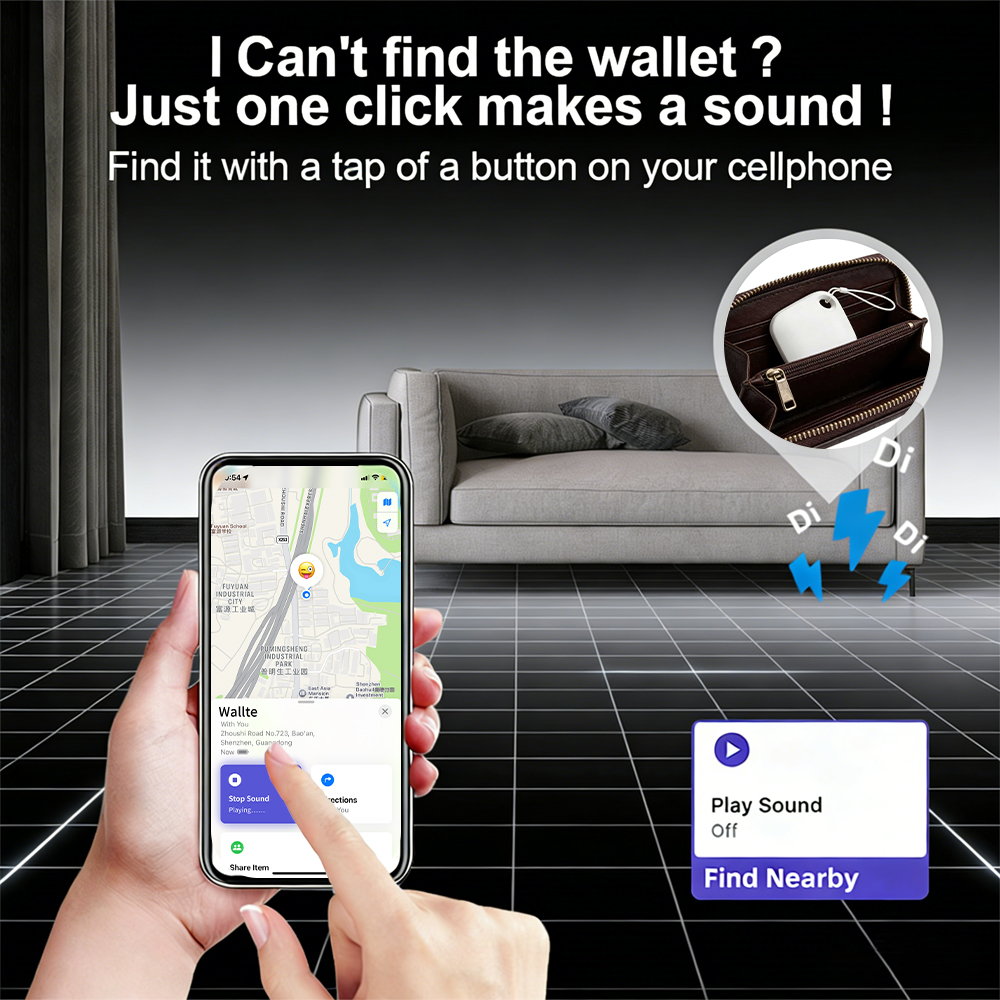 Portable Anti Lost Tracker Locator for Apple Find My Valuable Items Secure Your Belongings