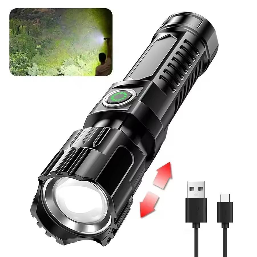 UltraBeam 2000LM USB Rechargeable Tactical Flashlight