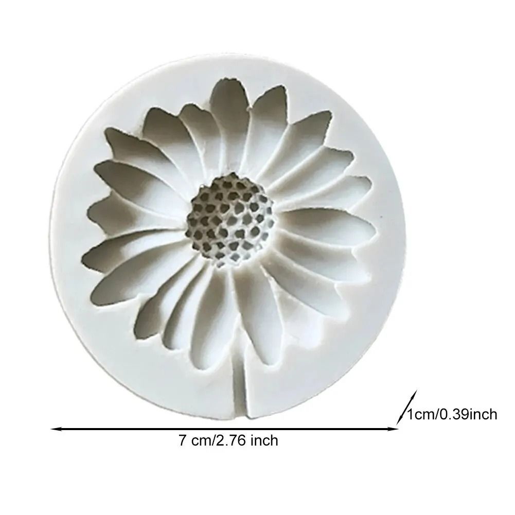 3D Daisy Flower Silicone Baking & Casting Mold