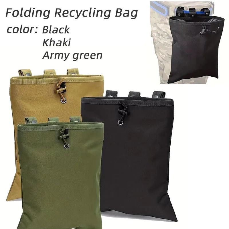 Tactical MOLLE Folding Dump Pouch