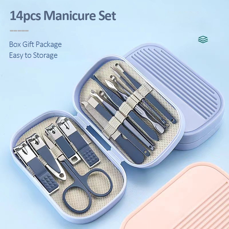 Manicure Set Stainless Steel Nail Clippers and Pedicure Grooming Kit