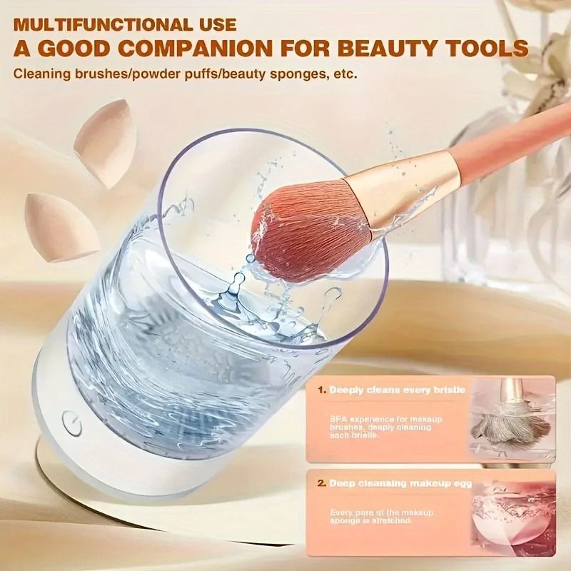 USB Powered Makeup Brush Cleaner