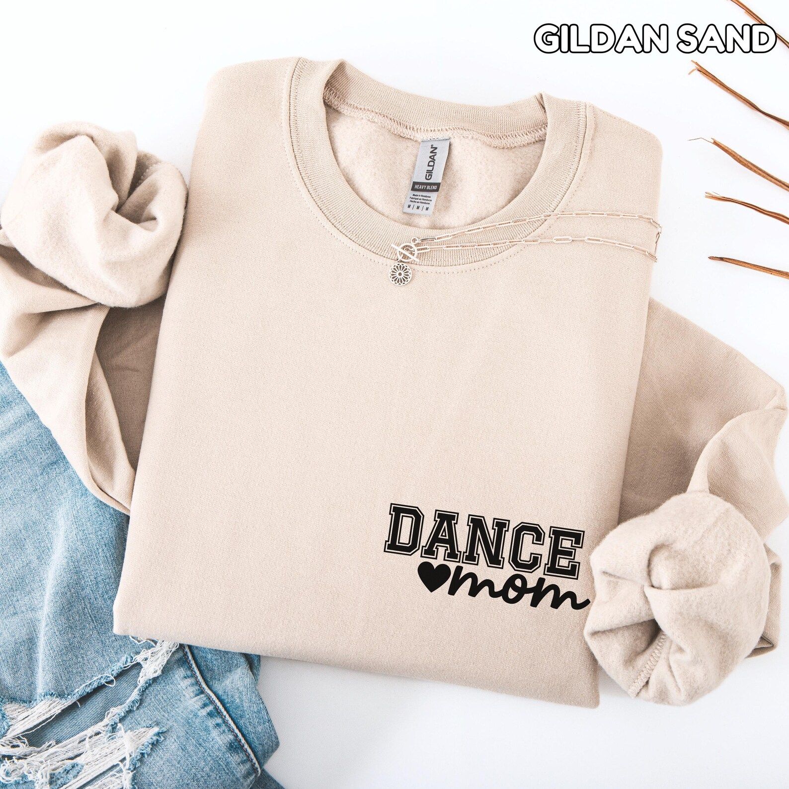 Personalized Dance Mom Sweatshirt Ballerina Name Custom Crewneck Recital Mom Pullover