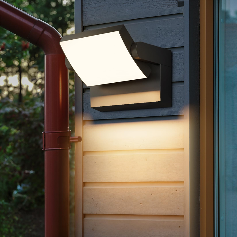 LED Wall Light with Sensor, Waterproof, Ideal for Bedroom, Garden, Corridor, Balcony