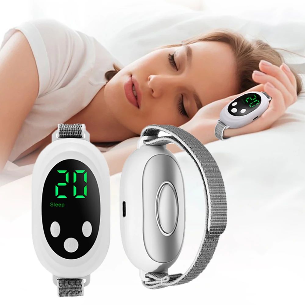 PulseCalm Microcurrent Palm Sleep Aid Device