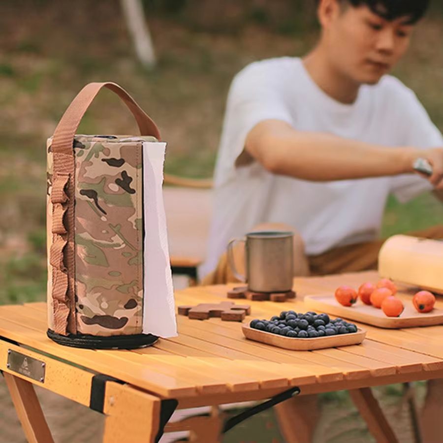 Waterproof Hanging Roll Paper Storage Case for Camping & Outdoor Use