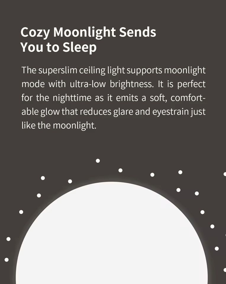 Smart LED RGB Ceiling Light Ultra Thin Dimmable WiFi Voice Control