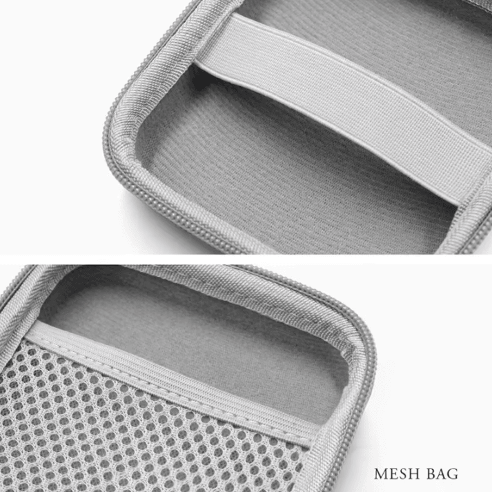Portable Gadget Organizer Case – Multifunctional Earphone & Cable Storage Bag for Travel