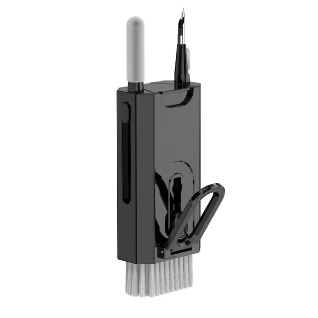 8-in-1 Keyboard Cleaning Kit, AirPods, Laptop & Phone Cleaning Tools with Retractable Brush & Flocking Sponge